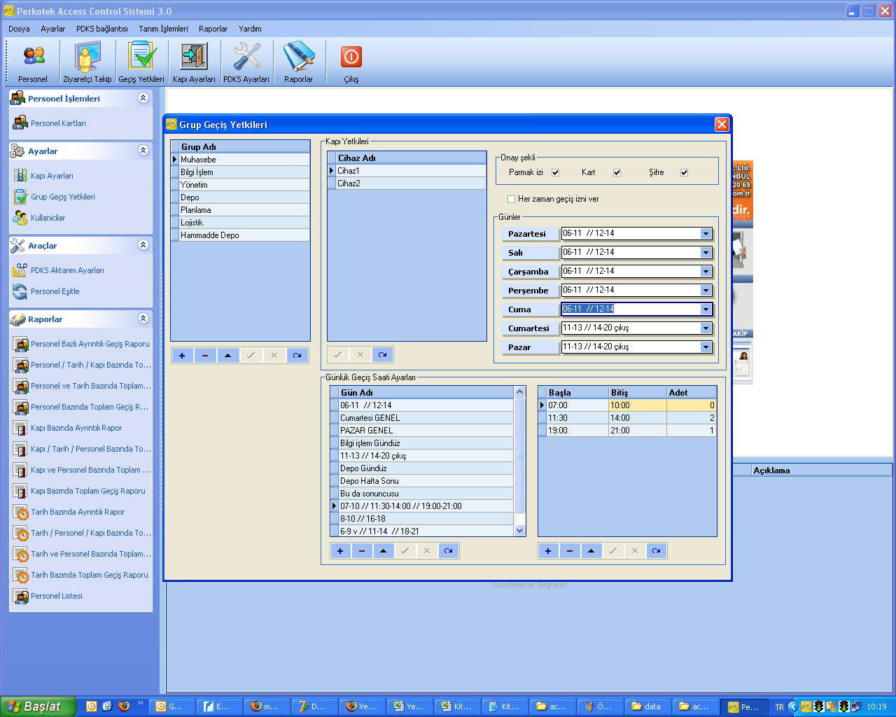 ACCESS KONTROL YAZILIMI
